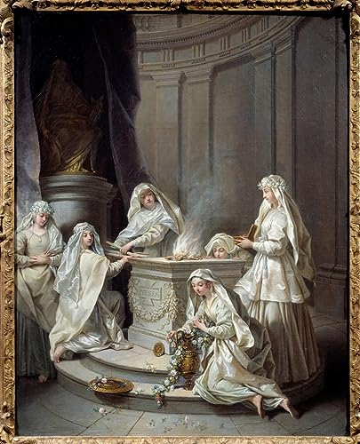 Vierges Antiques Jean Raoux Peinture Poster Rompre la Monotonie des Murs avec l'Art Graffiti
