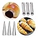 Anyasen 21 Piezas Cannoli Molde Tubos Cannoli Cilindro y Cono Acero Inoxidable...