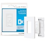 Pico Remote Wall-Mounting Kit&comma; for Wireless 3-Way Switch Applications with Caseta Smart Dimmer Switches&comma; Includes 3 Button Control&comma; Wallbracket&comma; and Wallplate&comma; PJ2-WALL-WH-L01&comma; White