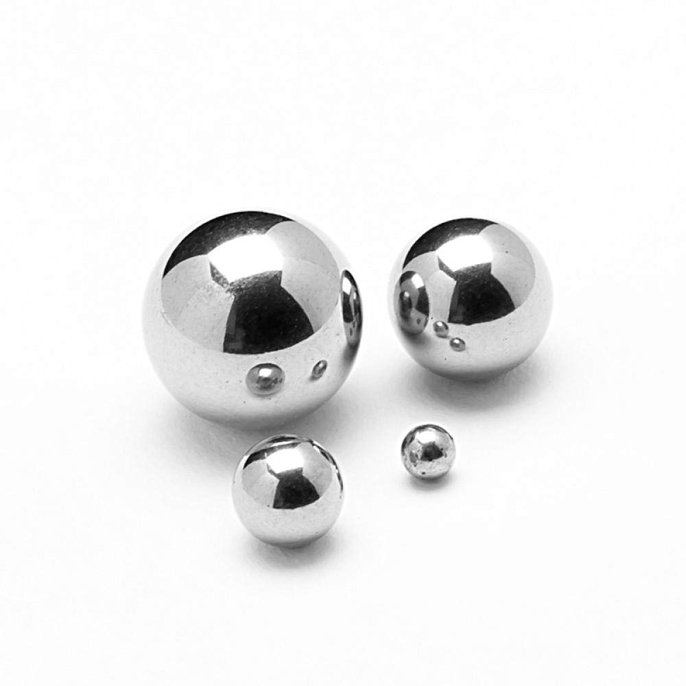 Solid Carbon Steel Precision Bearing Balls | 2.361-2.39 mm, 8-20 mm for Bicycles, Casters, Drawer Slides, Door Locks(2.375mm)