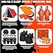 72 Hour Survival Kit - 291 Pieces Survival Gear and Supplies - 45L Go Bag Emergency Backpack, First Aid, Water Filter, Food, Tools, Tent, Camping Essentials, Emergency Preparedness - The Alpha, ACU L