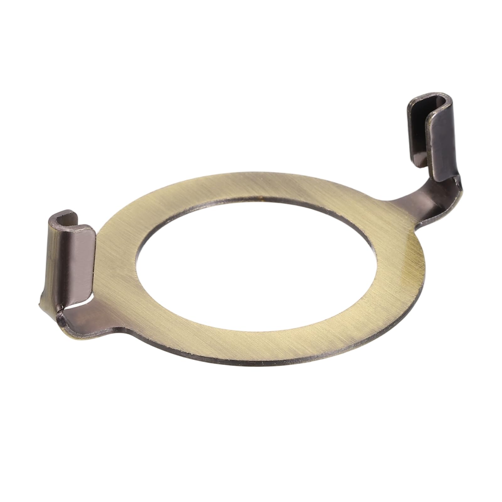 PATIKIL E27 Lamp Harp Saddle Base, 1.7" (42mm) Lamp Harp Holder Base Non-Slip UNO Collar Adapter Replacement Steel Lampshade Accessories for E27 Threaded Light Socket, Bronze