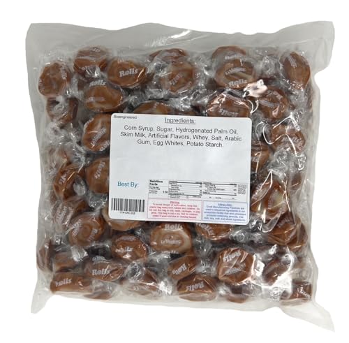 YANKEETRADERS Coconut Caramel Rolls Candy, Individually Wrapped, 2 Pound Bulk Bag - Thumbnail 3
