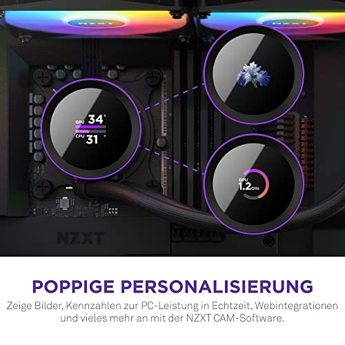 NZXT Kraken Serie AIO CPU-Wasserkühler mit LCD-Display und RGB