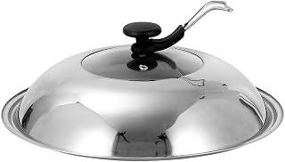 Tapa universal Tapa de olla con mango, tapa de utensilios de cocina de repuesto, cubierta de Wok de acero inoxidable, sartenes, tapa de ollas for restaurante en casa, 1 ud. Tapa de repuesto(36)