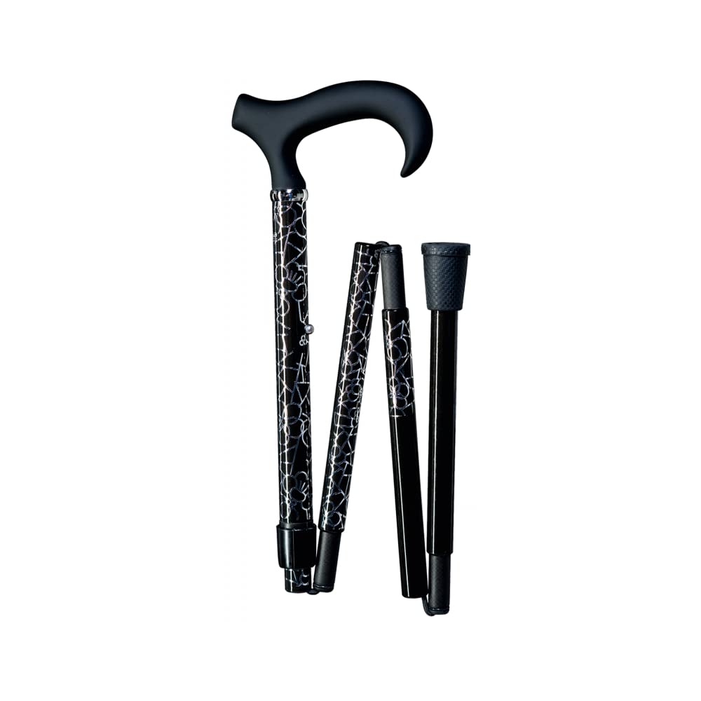 Gastrock Faltbarer Gehstock Schlank-faltstock Carbon Filligran