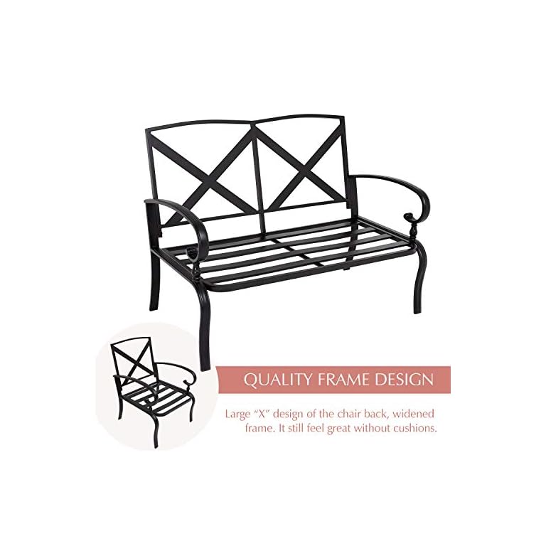Oakmont Outdoor Furniture Patio Conversation Set Loveseat, 2 Chairs