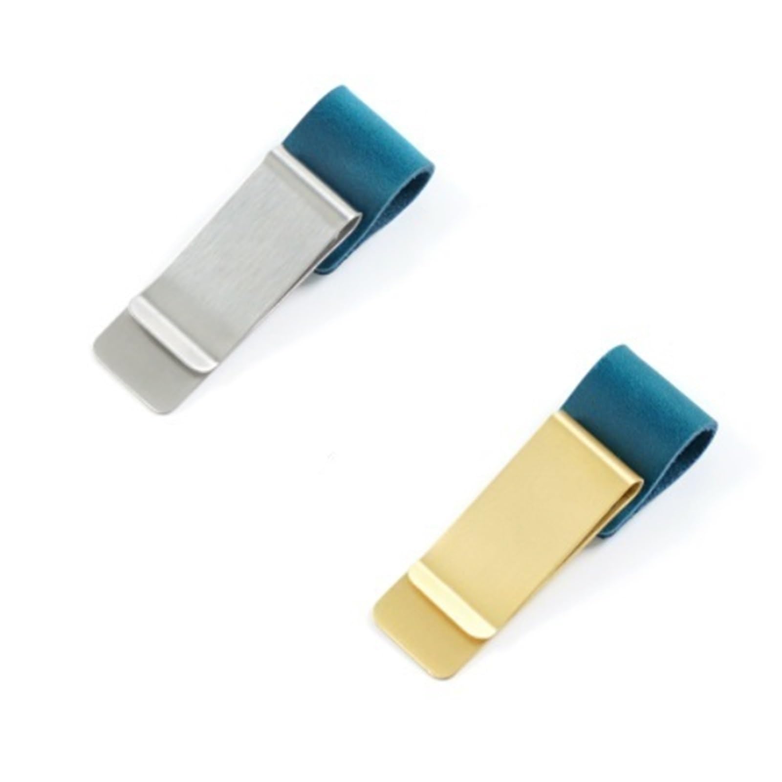 Mlyvax Leather Pen Holder Clip for Traveler Notebook Journals, Brass Bookmark Clips Book Pages Divider for School Stationery(32pcs,Brass)