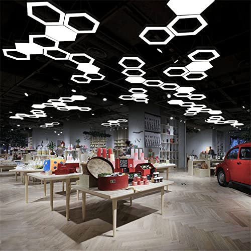 Candelabros de hierro forjado LED 28W para salon y oficina 4