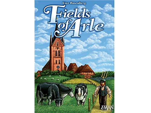 Asmodee Z-Man Games Fields of Arle Board Game for 1-2 Players, Ages 13+