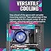Cooler Master MasterBox Q500L Micro-ATX Tower with ATX Motherboard Support, Magnetic Dust Filter, Transparent Acrylic Side Panel, Adjustable I/O & Fully Ventilated Airflow
