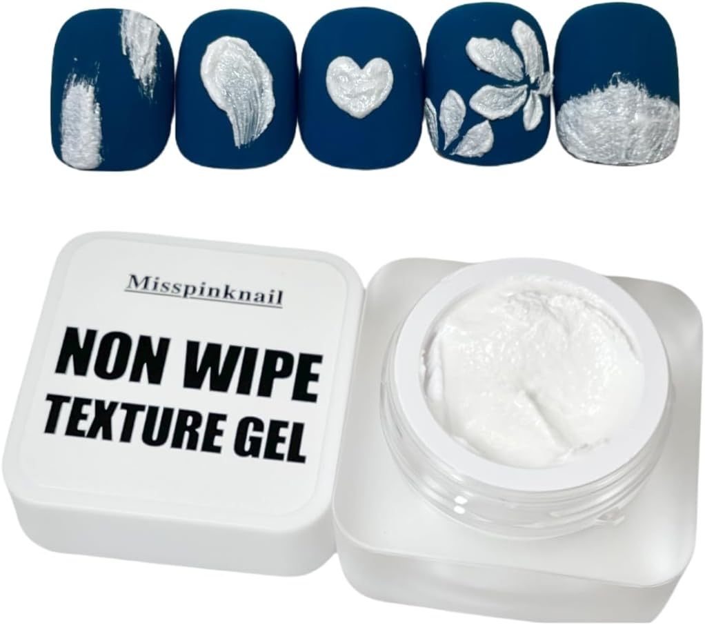 Gel Solide 3D Pour Nail Art AIMEILI - Blanc Nacré Scintillant - UV/LED - 5 Ml - Neuf Sous Emballage