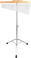 Vista 8 de TNZMART Campanillas de viento de una fila con soporte de trípode de 25 tonos y 36 tonos, con altura ajustable, campana de instrumentos de percusión