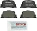 Bosch BP835 QuietCast Premium Disc Brake Pad Set For: Lexus ES300; Scion tC; Toyota Camry, Rear