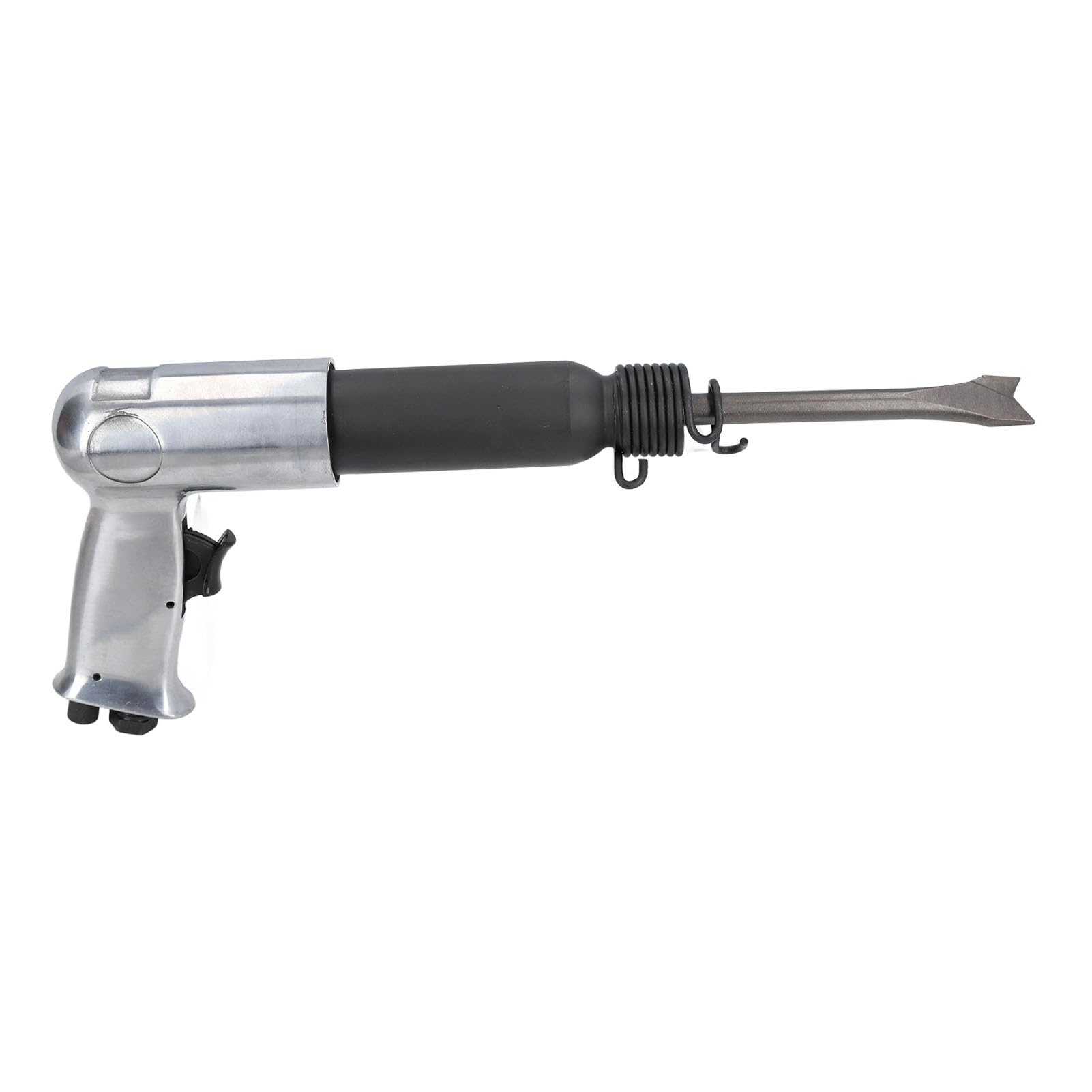 Martillo neumático 2200 BPM Martillo neumático industrial con 4 cabezales de cincel Construcción de aleación de aluminio resistente Carrera de pistón de 92 mm para corte de