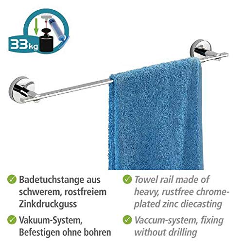 Wenko 17836100 PowerLoc Towel Ring Sion Fixing Without Drilling, Metal - View #9