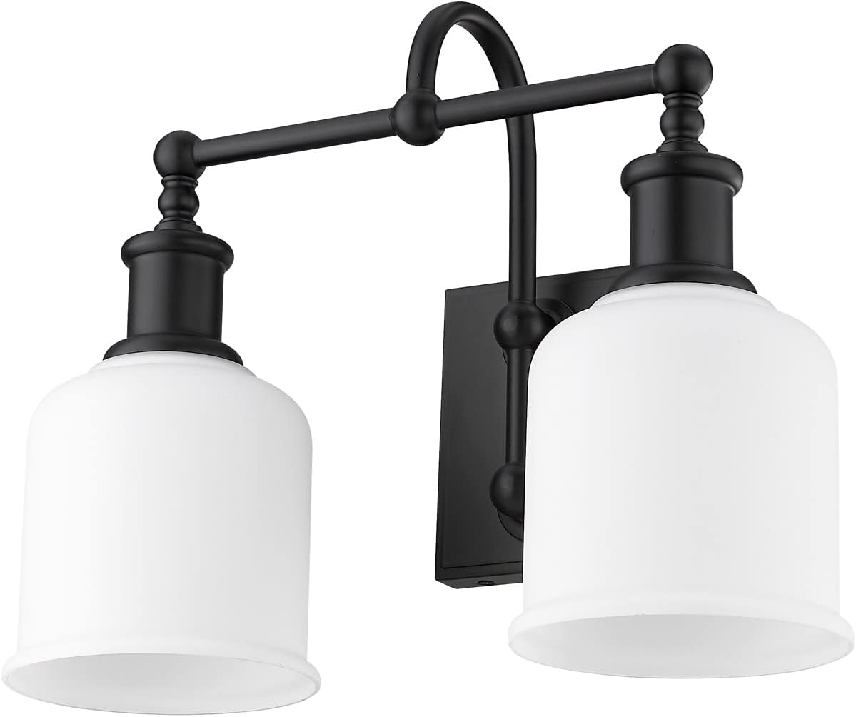 Z-Lite 2 Light Vanity 733-2V-MB, Black