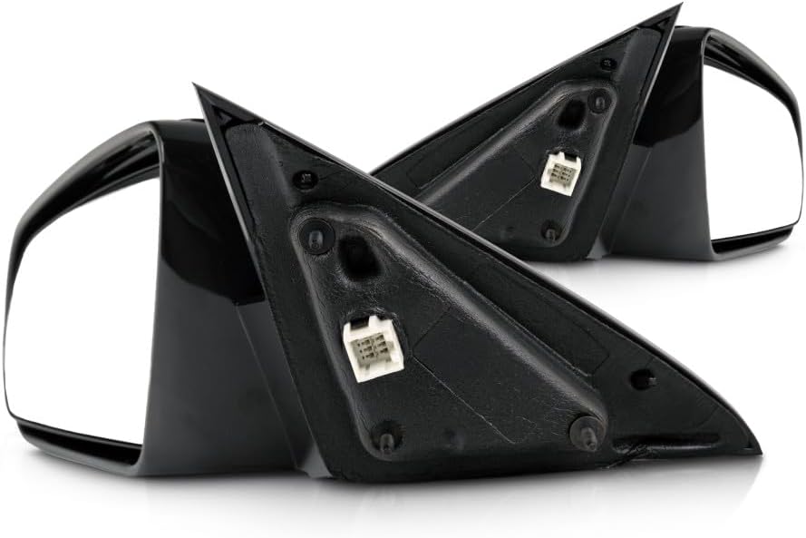 For Chrysler Sebring 2007 08 09 2010 Door Mirror Driver & Passenger Side | Pair | Power | Heated | Non-Folding | Sedan | Paint To Match | Replacement For 1AL011XRAC, 1AL001XRAC | CH1320270, CH1321270