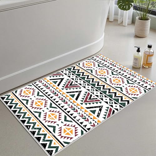 Banyo Paspası, Yumuşak Banyo Halısı, Kaymaz Dot Tabanlı, Su Emici, Makinede Yıkanabilir - 80 x 150 cm