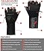 skott Evo 2 X-Edition Weight Lifting Gloves with Storage Bag & 2 Grip Pads - Genuine Leather Padded Workout Gloves for Full Palm Protection - Ultra Durable Gym Accessories for Exercise