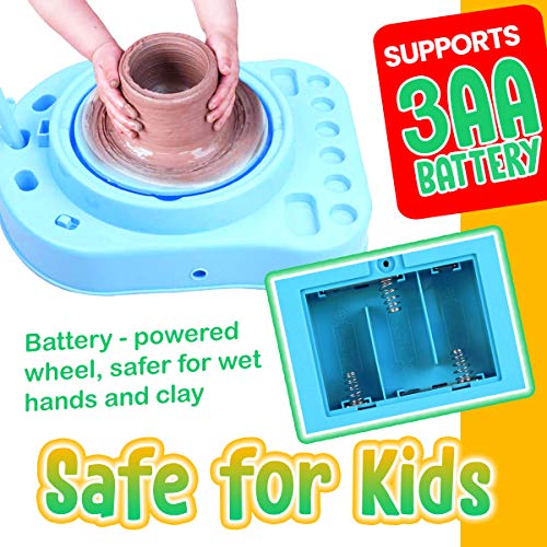 image for Insnug Pottery Wheel Art Craft Kit - Arts and Crafts Kids Toys Ages 8 