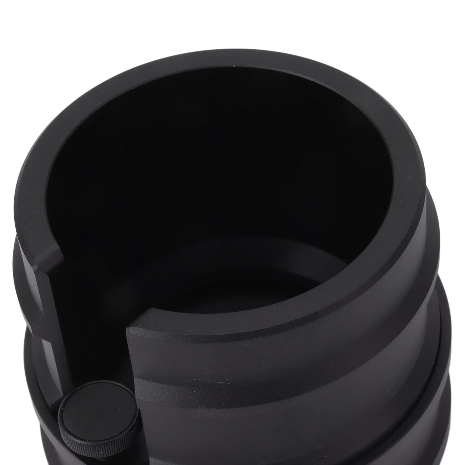 Omabeta Uchwyt na kolbę do Kawy ze Stopu Aluminium Podwójna Głowica Ubijak do do Maszyn 51mm 53mm 58mm 1 Jednostka (Czarny)
