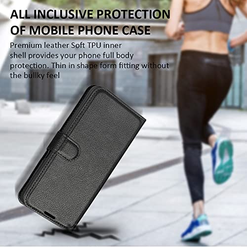 Happygor Capa Carteira para Xiaomi Redmi Note 12 Pro 5G, capa de telefone em couro PU com compartime