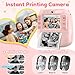 Sofortbildkamera Kinder, 1080P Kinderkamera Sofortbildkamera mit 32GB Karte & 3 Bände Druckpapier, 48MP 2,4 Zoll Kamera Kinder Sofortdruck, Geschenke für Jungen und Mädchen 3-12 Jahren