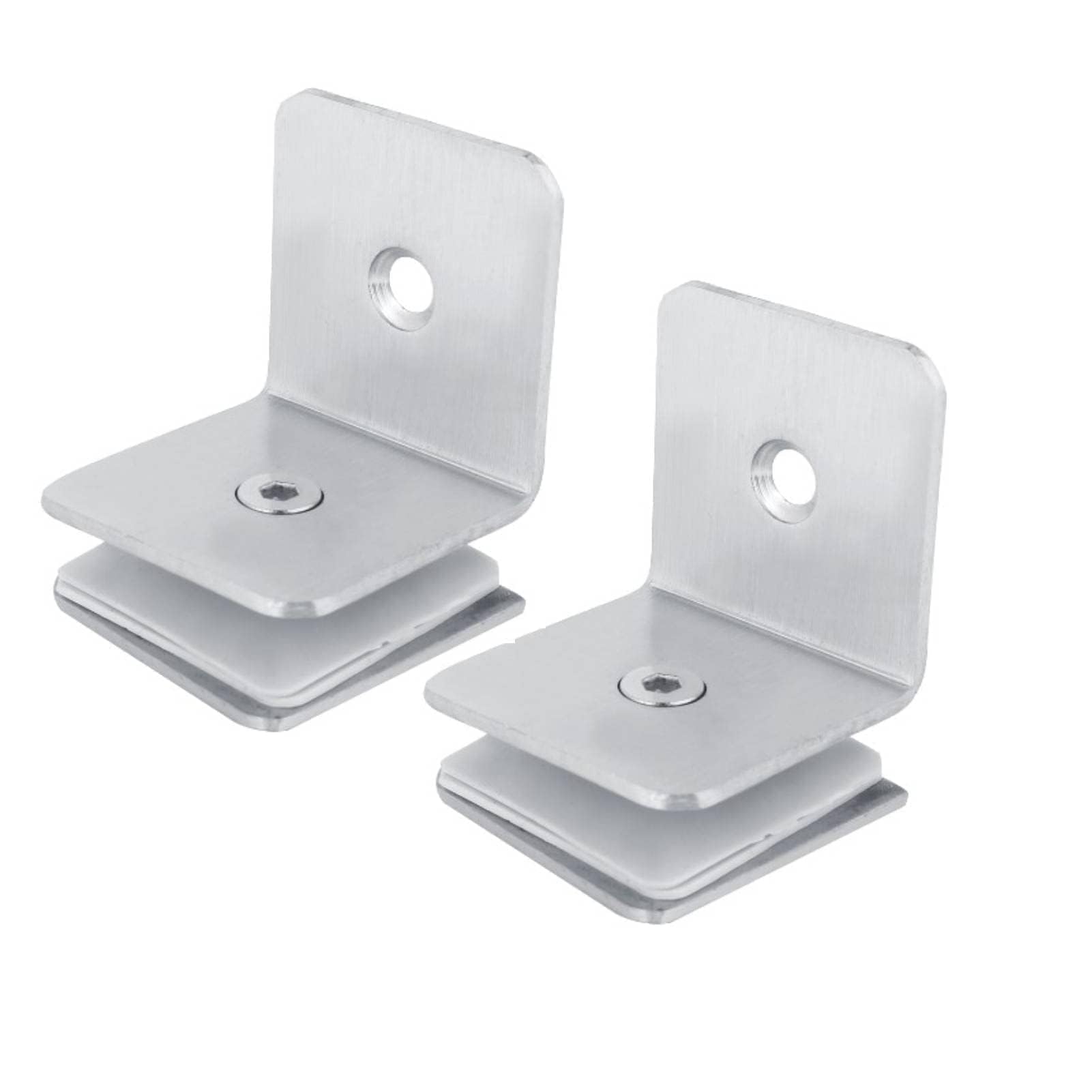 Soporte de metal para barandilla de vidrio y protección en piscinas exteriores