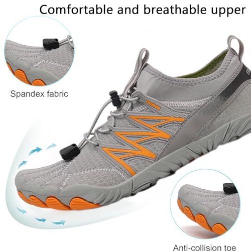 GUNIYIFS Walking Water Shoes Men Hike Barefoot Shoes Women Wide Toe Box Non-Slip Quick Dry Breathable Outdoor Athletic Footwear Beach2
