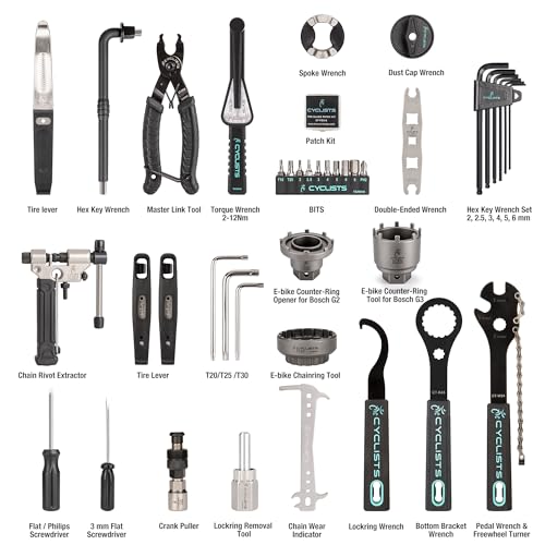Cyclists 33-Piece E-bike Tool Kit