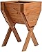Produktbild dobar® 58100FSC Hochbeet inkl. Pflanzfolie | Salatbeet Bausatz Massivholz | Balkonbeet klein | Pflanzkasten für Anbau | Kräuterbeet aus Holz | Braun | 39 x 40 x 61 cm | Braun