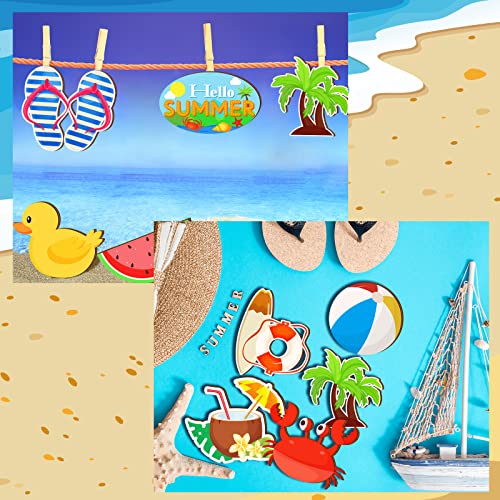 Suspensions en bois de noix de coco pour buffet tiki tropical