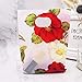 Produktbild SASDA More Pattern Jewelry Plastic Bag with Handle 15x20cm Wedding Gift Thick Shop Gift Shopping Packaging Plastic Handle Bags 50pcs,Red Peony Flower