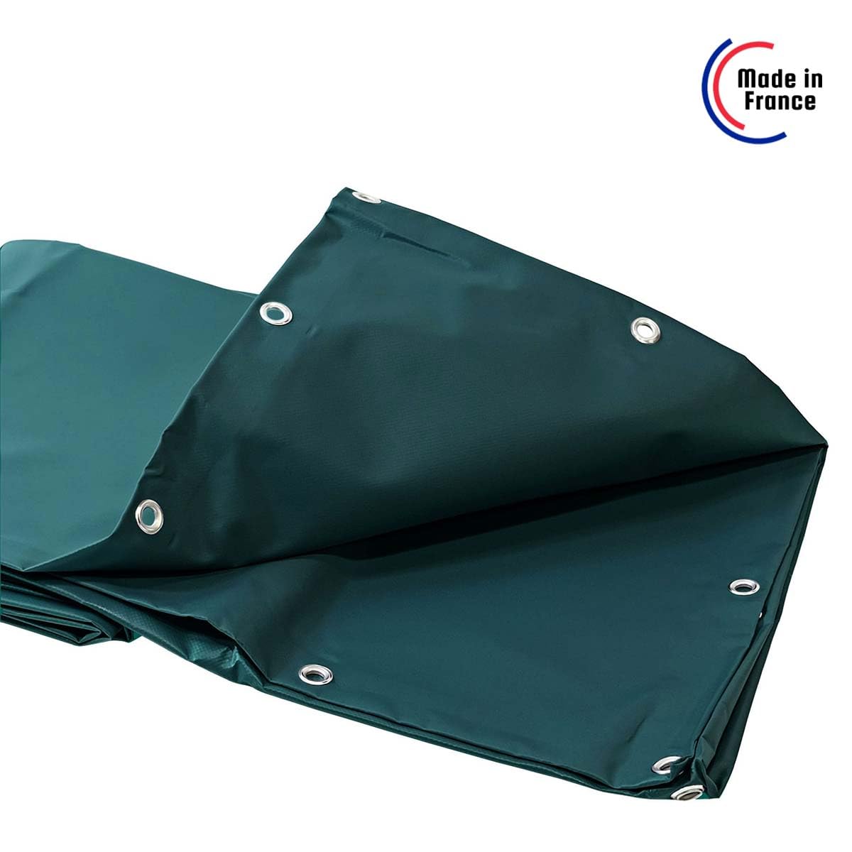 Telo per Pergola Verde 3x5 m - Garantia de 10 anni TECPLAST - XP640PR - Copertura per Gazebo o Pergolato impermeabile in PVC - Prodotto in Francia