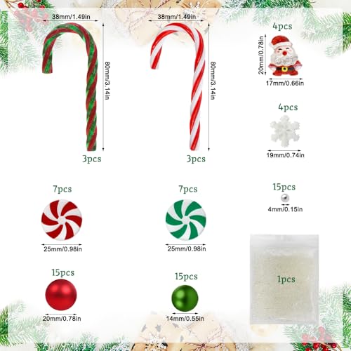 Remplissage de vase de Noël DanziX avec perles flottantes et gels d'eau - 2