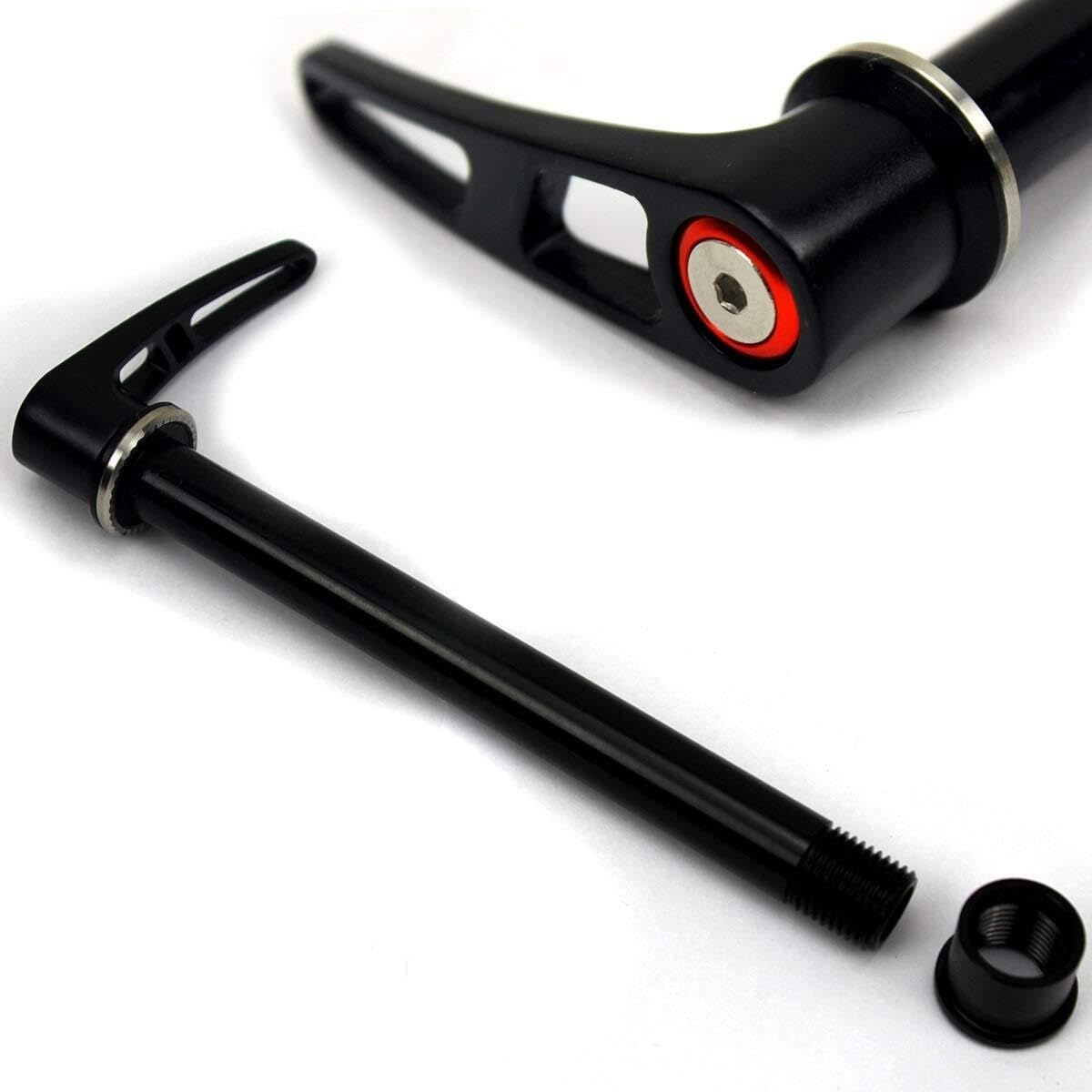 Rilasci Rapidi per Bicicletta Spiedini for mozzo Ruota Bici Perno Passante Anteriore for Forcella MTB 15 * 100 mm spiedo for Bicicletta con Lunghezza 15x100 Passo Filettatura 148 M15x1.5