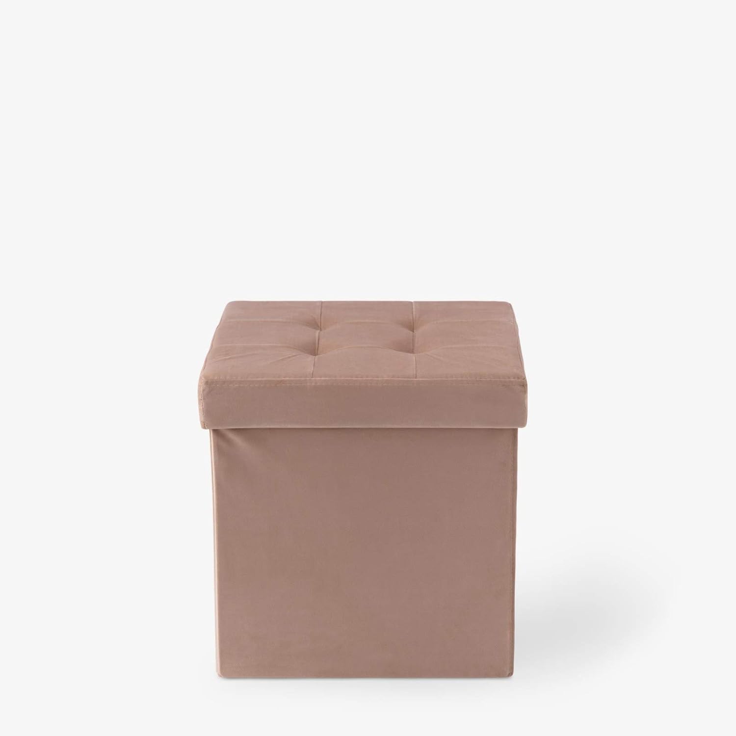 Linea oro Pouf Contenitore in Velluto Marrone cm 38x38x38 Amazon.it