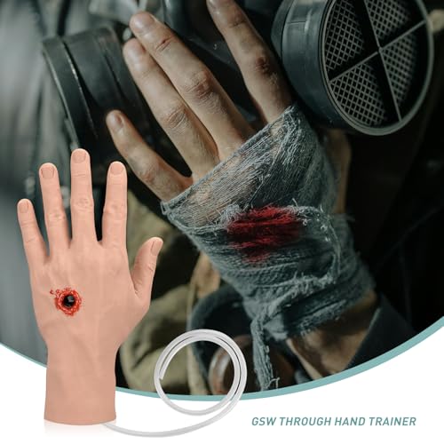 Image of Hand Wound Packing Trainer Kit,GSW Through, Stop the Bleeding Training, Bleed Control Kit for Medical Classes - Light