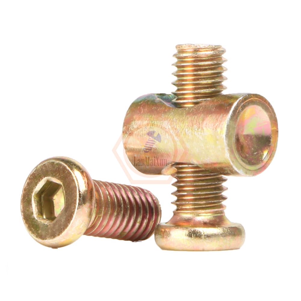 10 Set M6×65mm Zinc Plated Hex Socket Head Cap Screws Bolts