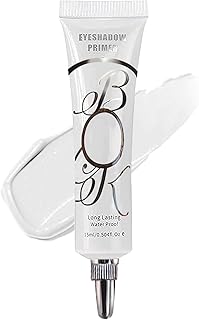 Eyeshadow Primer Base White Matte Eye Primer Evenly Colored Liquid Eyeshadow Primer,Long-lasting Moisture Eye Primer for Mature Eyes-White