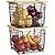 Wire Storage Basket for Kitchen Pantry: GGIU Stackable Kitchen Counter Organizers - Wire Organizing Bin for Produce Vegetable Potato and Onion Black