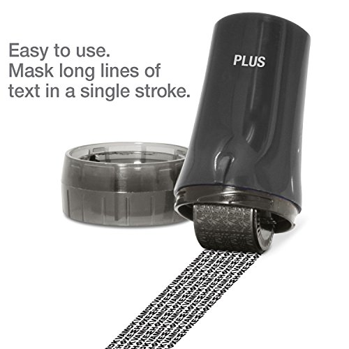 Image of Guard Your ID Advanced 2.0 Rollers Identity for Theft Address Eraser and Security Prevention (Regular 3-Pack, Black)