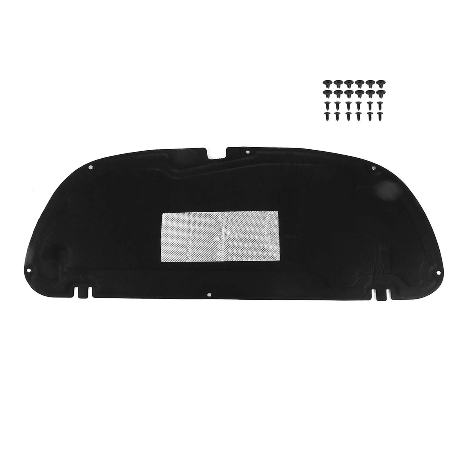 Lycheu One Color Front Hood Engine Firewall Car Front Engine Hood Insulation Cotton Sound Heat Fire Foam Pad Pet Soundproof Mat Cover For Corolla 2019 2020 2021 2022 2023