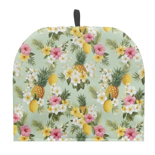 Image of Hawaiian Tea Pot Cover Pineapple Print Teapots Cosy Insulated Tea Cozies Home Kitchen Decoration Teapot Dust Cover Warming Tea Kettle Quilt Creative Gifts for Party