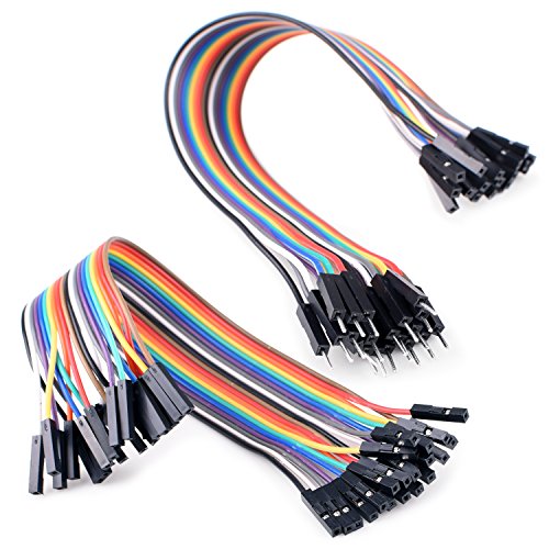 kuman for Arduino Raspberry pi, 5PCS Soil Moisture Sensor Module and 5 PCS Temperature Humidity Sensor with 20PIN Female to Female Dupont Jump Cable 20PIN Male to Female Jump Wires KY71 - Thumbnail 4
