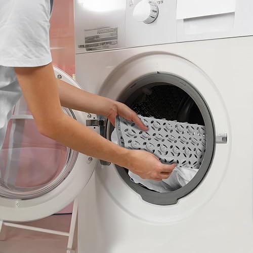 Miniatura 7 de Tapete antideslizante para bañera, tapete de ducha largo con ventosas fuertes y agujeros de drenaje, tapete suave de 16 x 28 pulgadas, lavable a