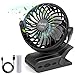 Price comparison product image Mini Desk Clip on Fan, ESEOE Battery Operated Fan Portable Handheld Powered by Rechargeable Battery or USB, Small Personal Fan for Baby Stroller Car Laptop Table Camping Outdoors Home Office