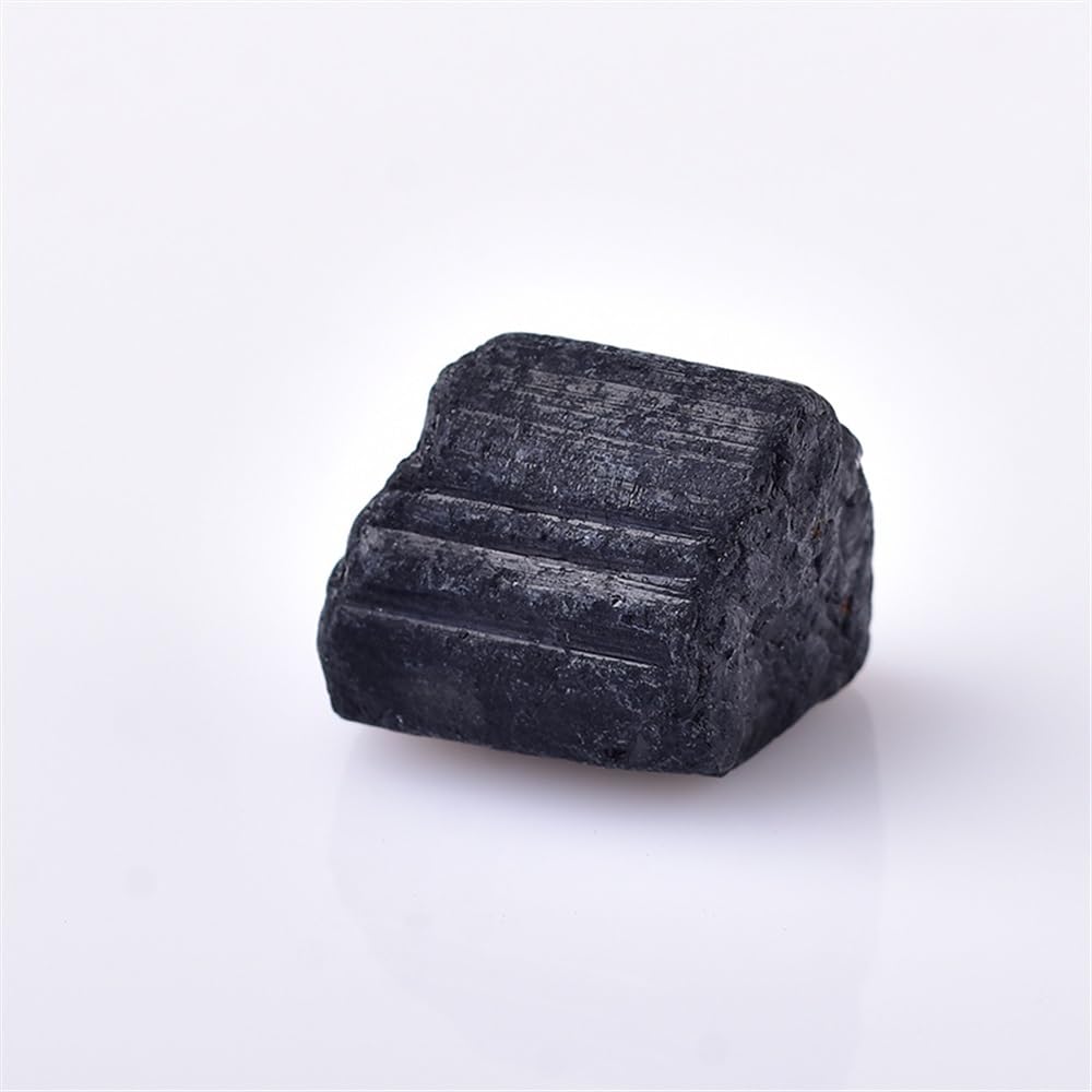 RVBLRDSE 1pc Black Tourmaline Stone Rough Crystals Home Decoration Rock Ornaments (Size : 1pc) Gemstone Stone