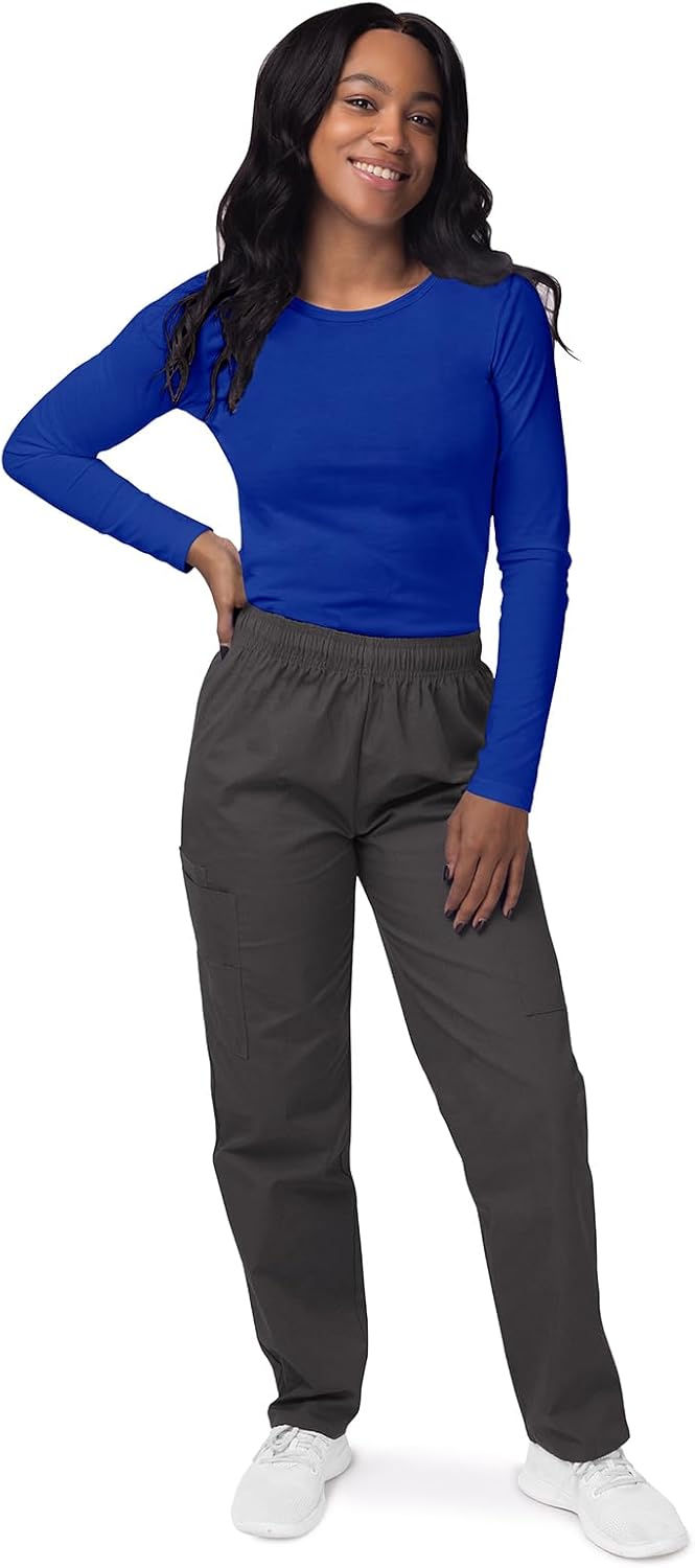 Sivvan Scrubs for Women - Long Sleeve Comfort Underscrub Tee 3-Pack - Image 6